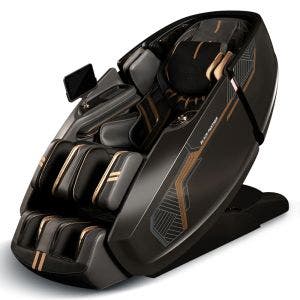 Daiwa Black Panther Supreme Hybrid L-Track 3D Massage Chair with HybriFlex, Royal Treatment, FullBodyReach
