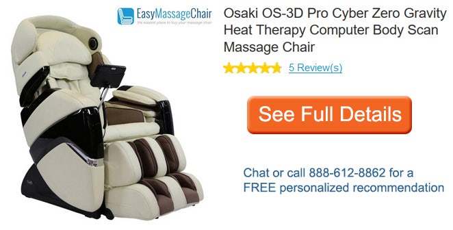 View full details of Osaki OS-3D Pro Cyber Massage Chair