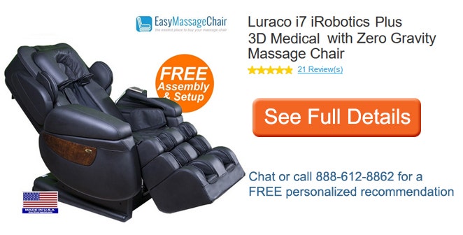 See full details of Luraco i7 Plus iRobotics 3D Medical Massage Chair with Zero Gravity