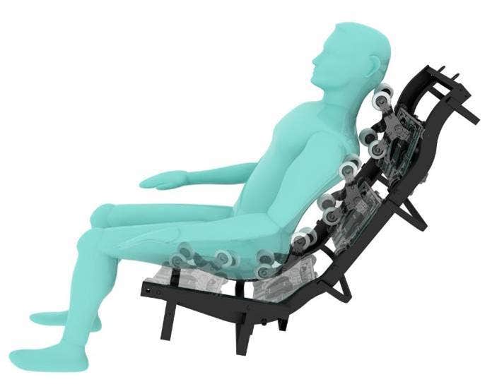 L-track massage chair