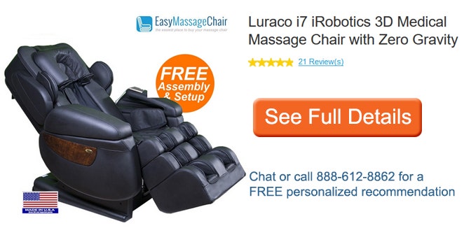 View full details of Luraco i7 iRobotics 3D Medical Massage Chair