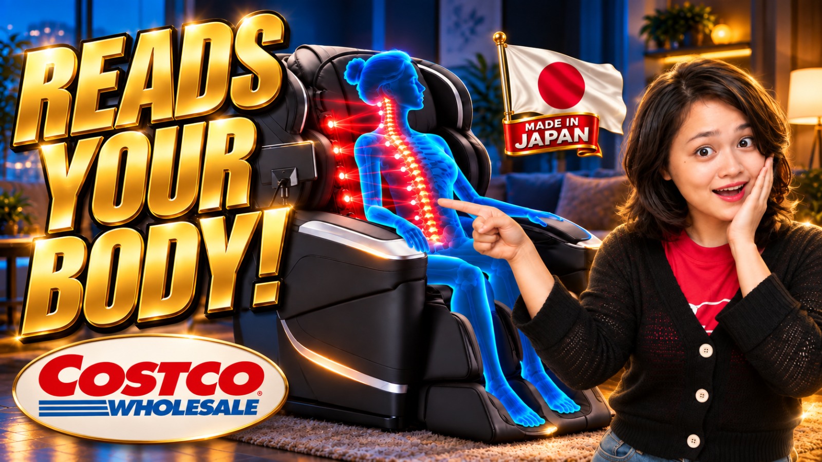 Costco's Fujiiryoki Cyber Relax AI 5D