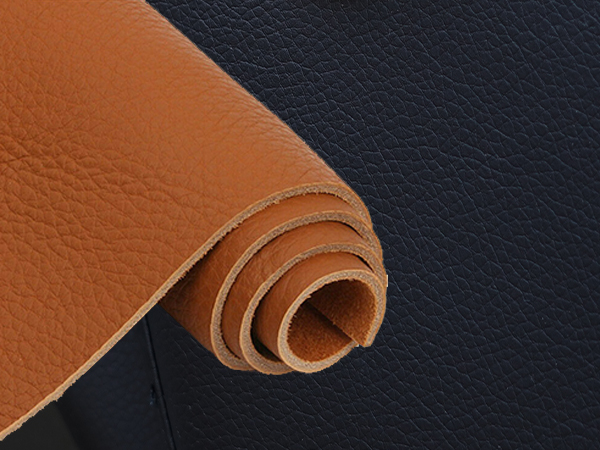 Luraco i9 Max Plus automotive-grade genuine leather upholstery close-up