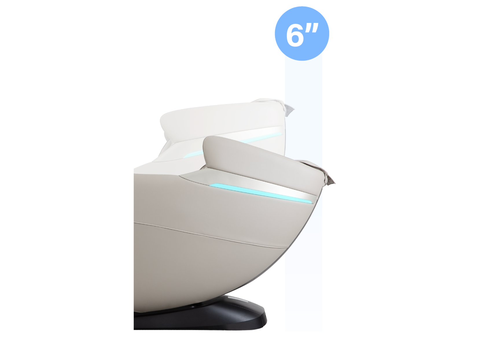 Titan Forma space-saving technology forward-slide diagram