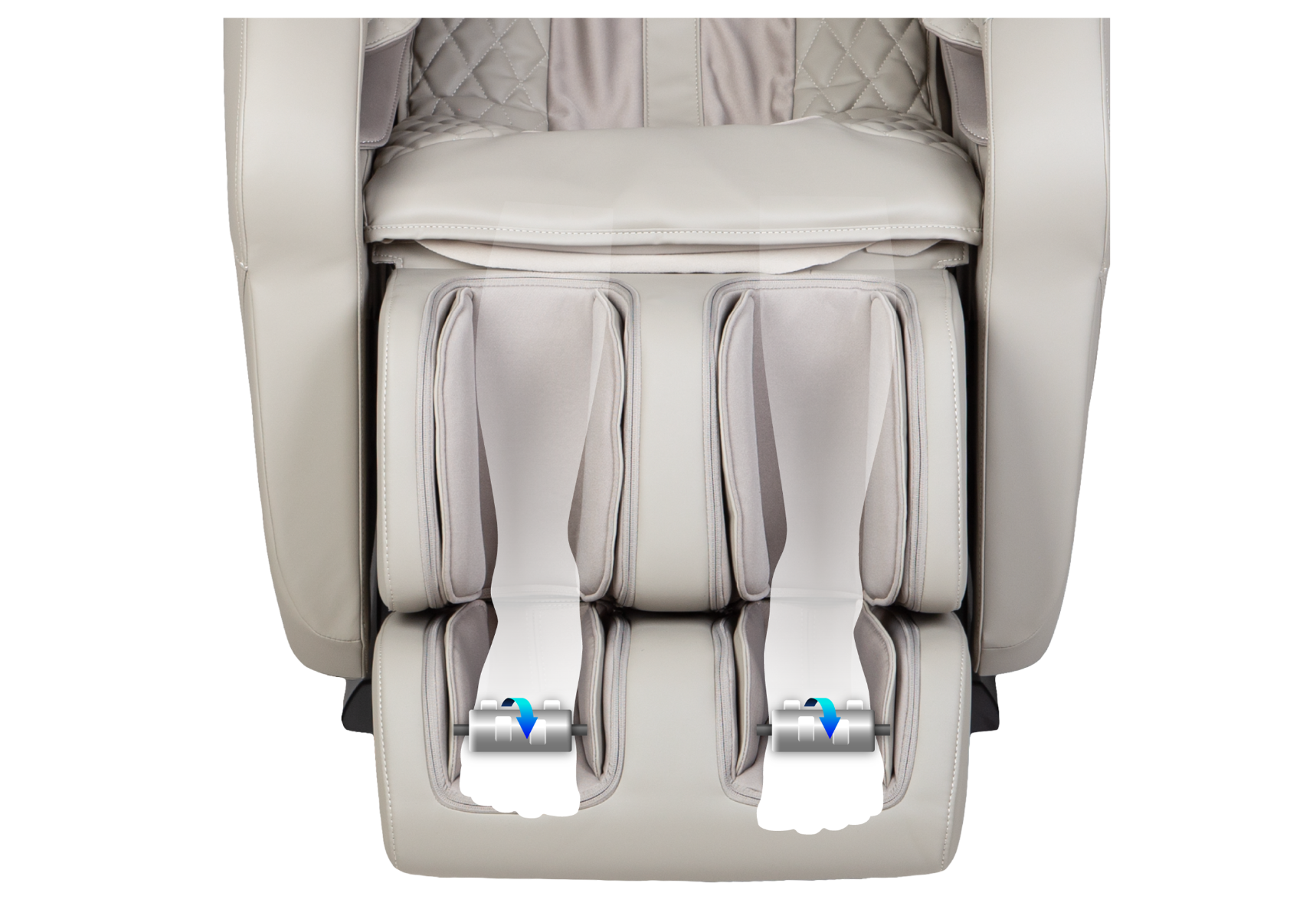 Titan Forma 3 specialized foot rollers close-up