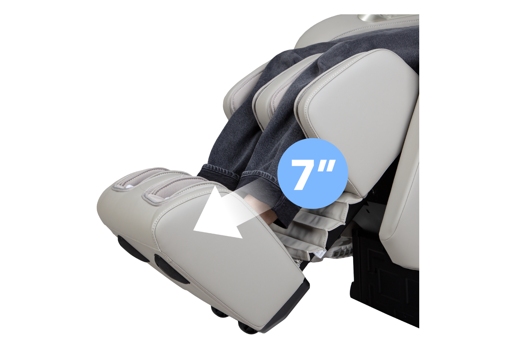 Titan Forma spring-loaded extendable footrest