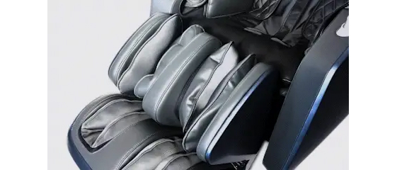 Osaki OS-Highpointe 4D deep calf kneading rollers and airbags working simultaneously
