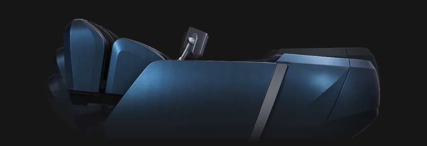 Osaki OS-Highpointe 4D in fully reclined zero gravity position