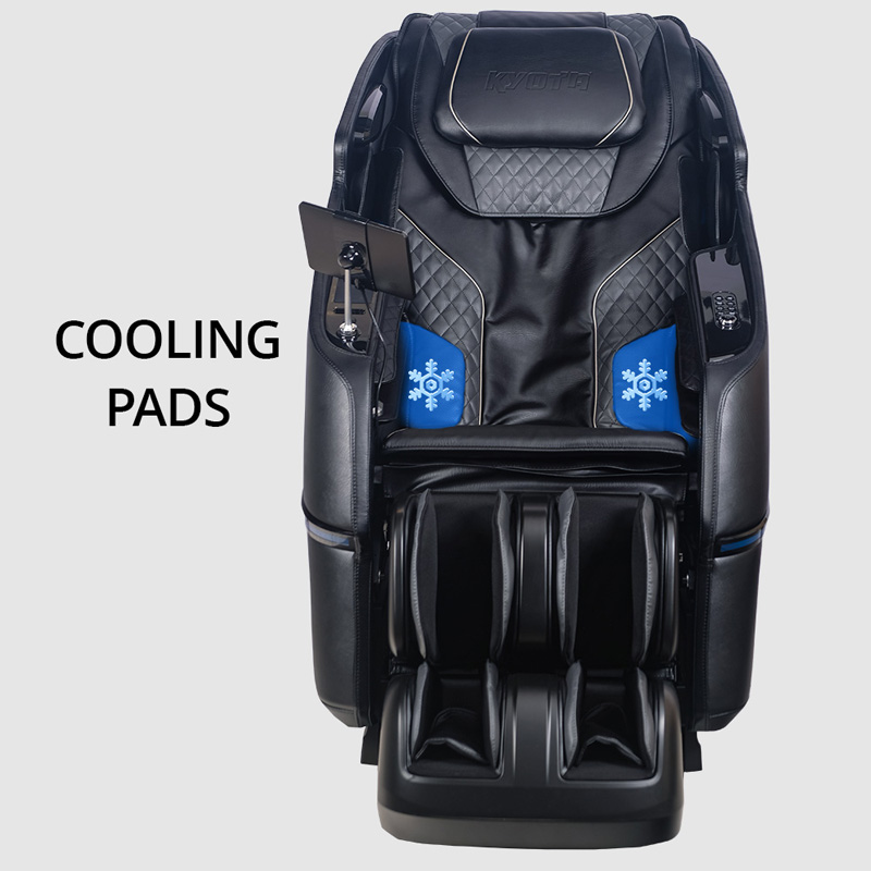 Kyota Kizuna M688 lumbar cooling and back and calf heat zones