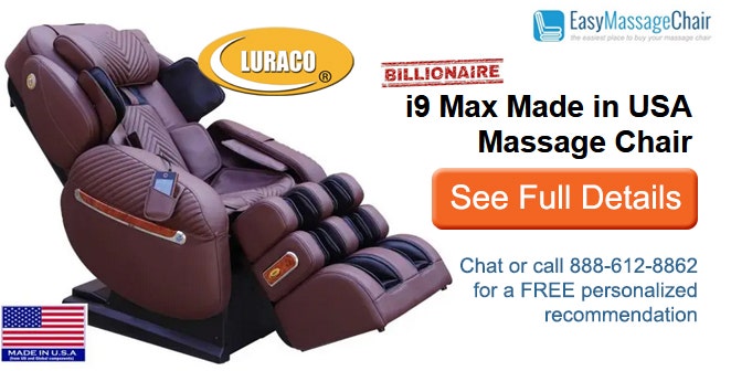 See full details of Luraco i9 Max Massage Chair Billionaire Edition
