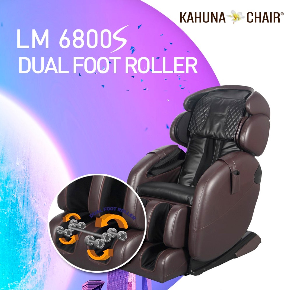Kahuna LM-6800S Dual Foot Roller