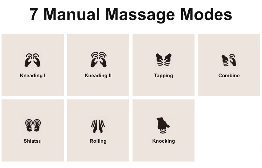 JP650 Manual Massage