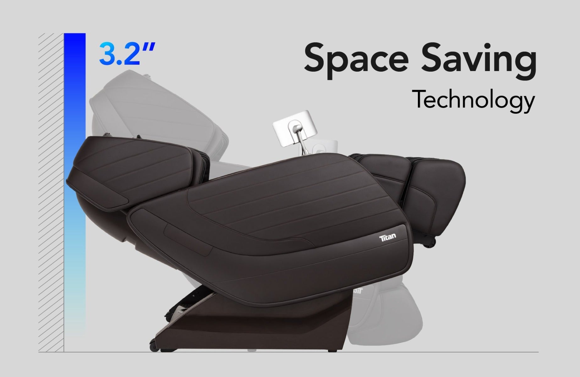 titan jupiter le premiumm space saving massage chair