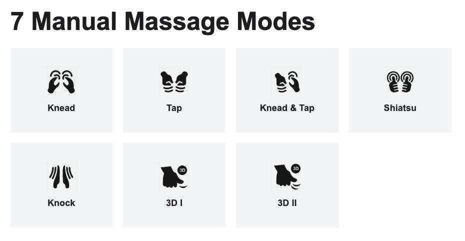 Luxe Massage Modes