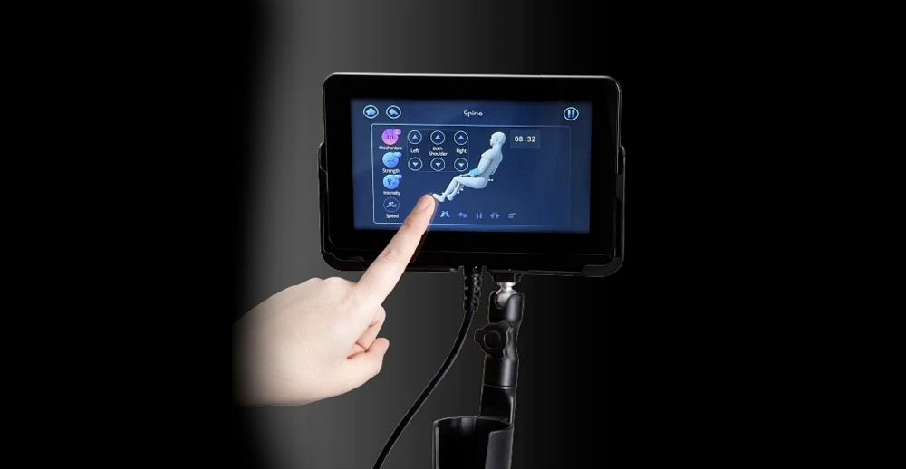 Osaki OP-4D Master touchscreen swivel controller and smartphone app control