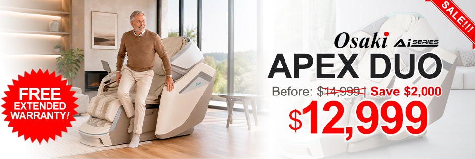 Osaki Apex Duo Massage Chair Promo
