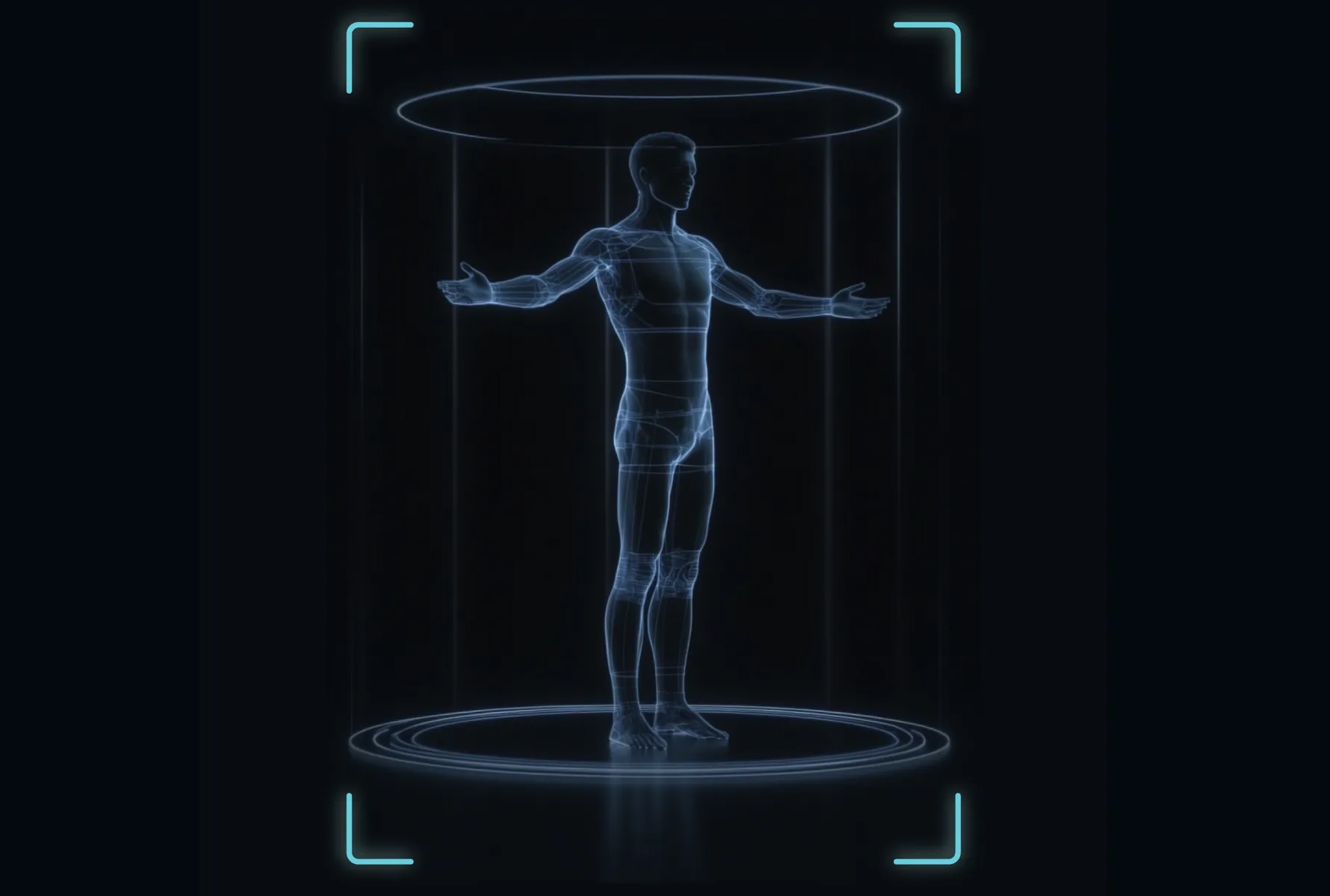 Osaki 4D Emperor II body scan technology showing shoulder and spine detection