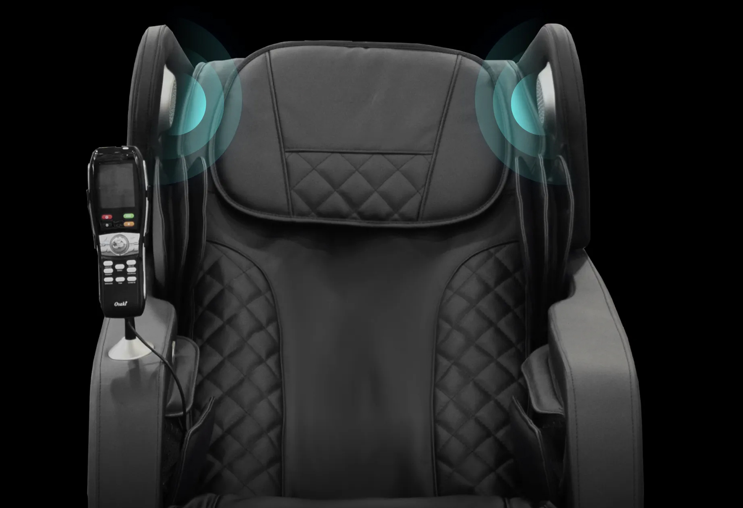 Osaki OS-Hiro LT surround sound Bluetooth speakers in headrest with USB charging port