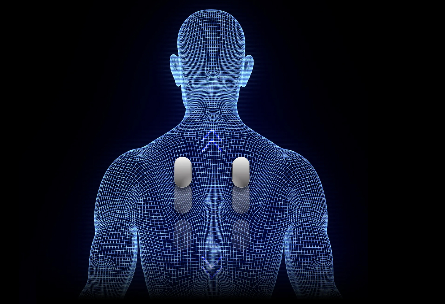 Osaki OS-Hiro LT computerized body scan detecting shoulder height and spinal landmarks