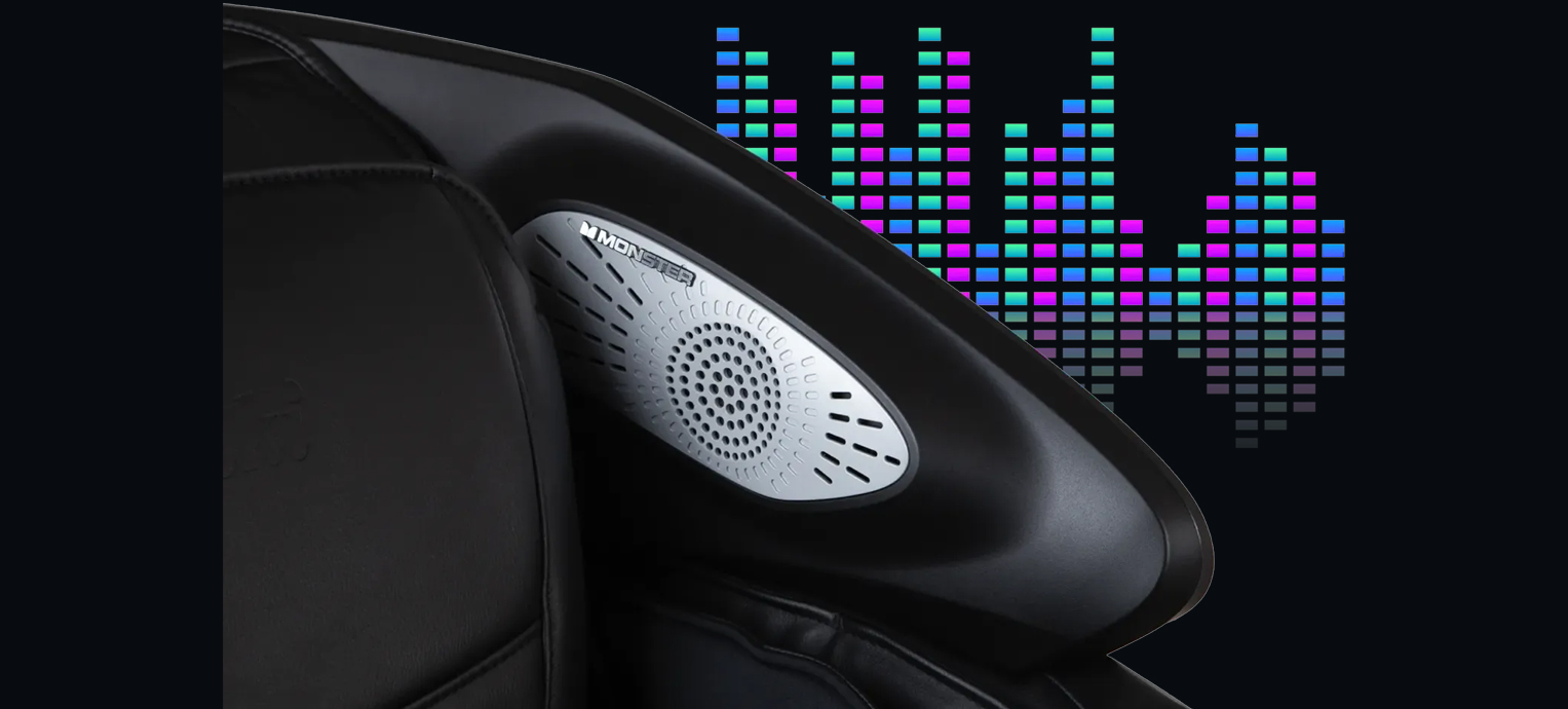 Osaki Orion Duo Monster Bluetooth speaker chromotherapy LED lighting negative ionizer and wireless charging