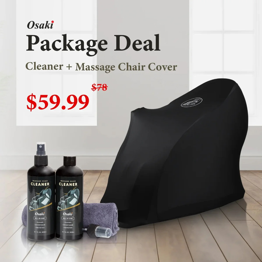 Package Deal chair cleaner and massage chair cover bundle