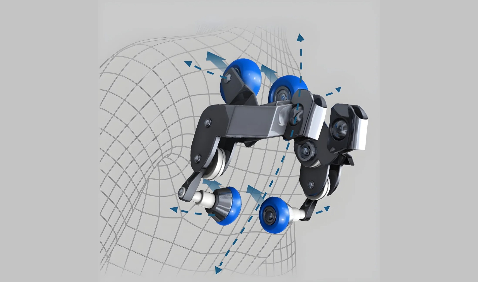 Titan TP-Ronin 4D massage mechanism showing real-time depth and rhythm adjustment