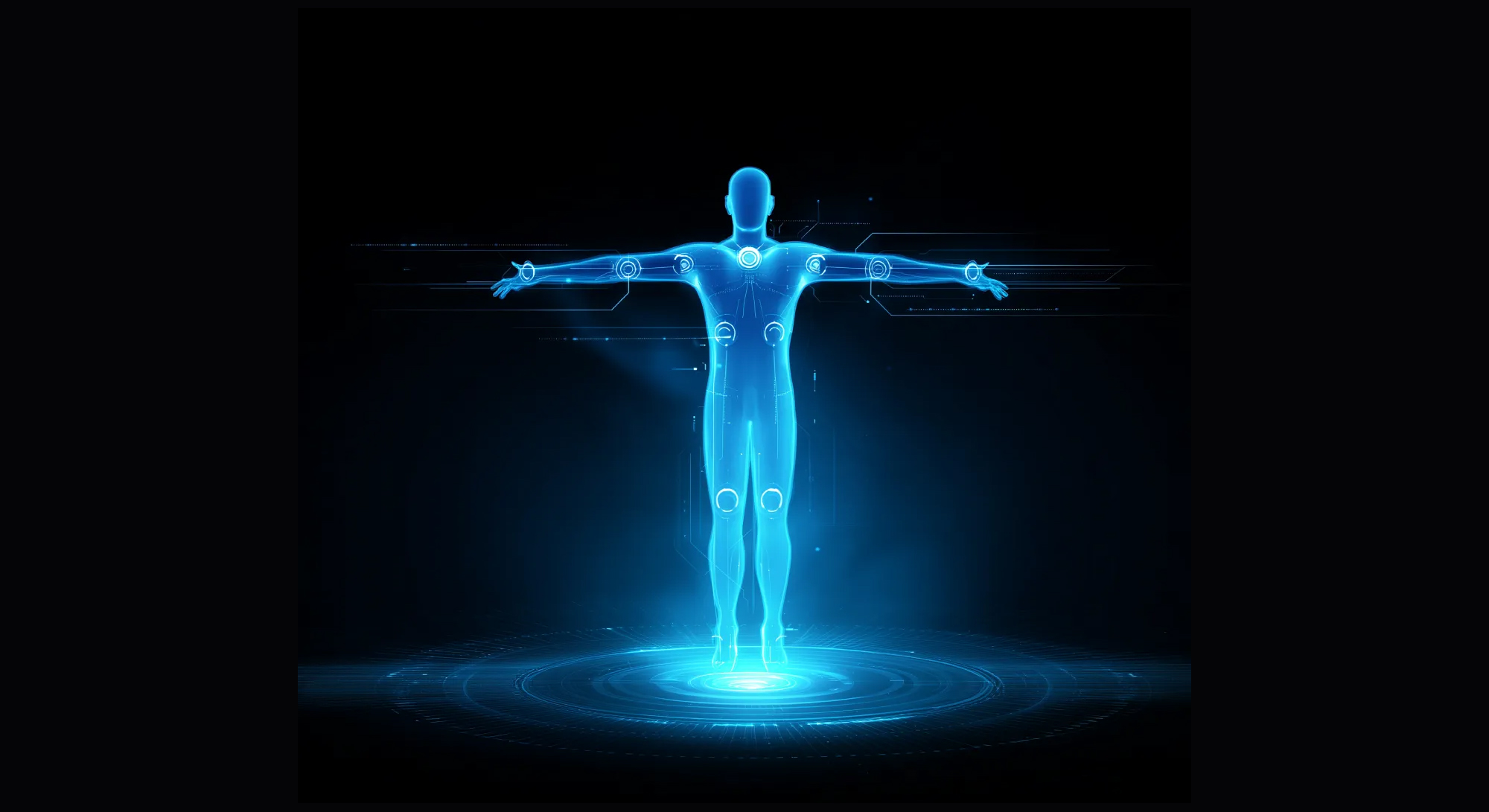 Osaki Pro Vivant 5D body scan technology detecting shoulder height and spinal profile
