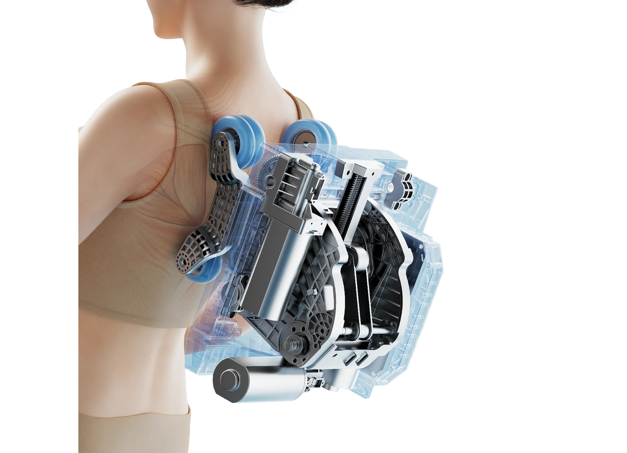 Titan Cura 4D Massage Mechanism
