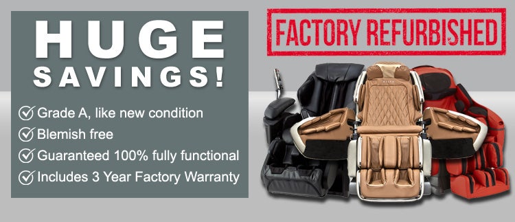 factory certified refurbished massage chairs