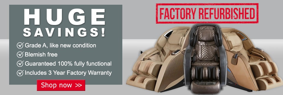 shop for factory certified refurbished massage chairs