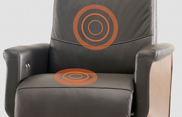 Human Touch Circa ZG Chair Heat Zones