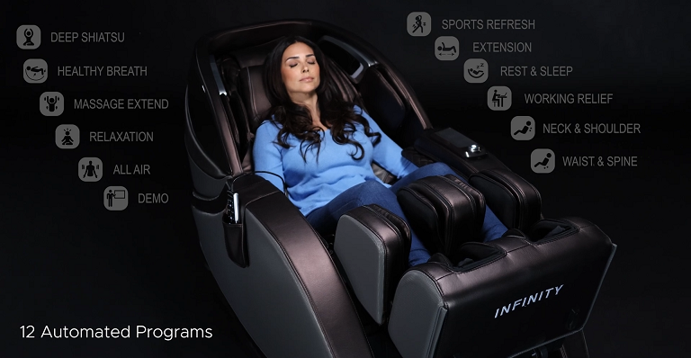 Infinity Evolution Max Auto Massage Programs