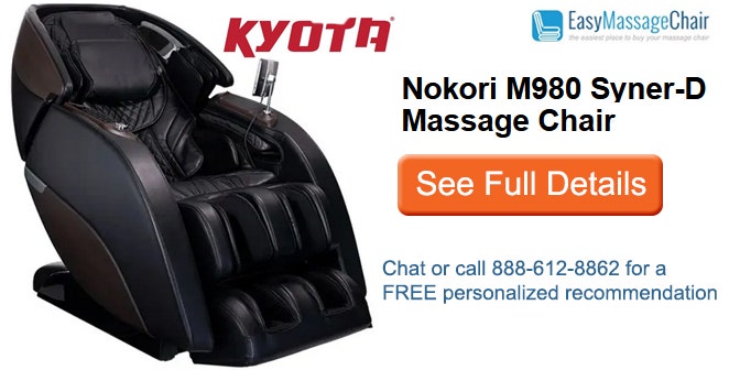See full details of Kyota Nokori M980 Syner-D Massage Chair