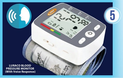 Luraco i9 blood pressure and heart rate monitor