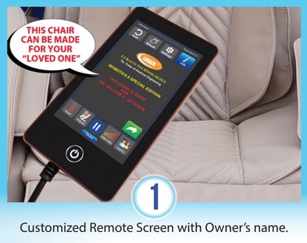 luraco i9 customized remote control screen