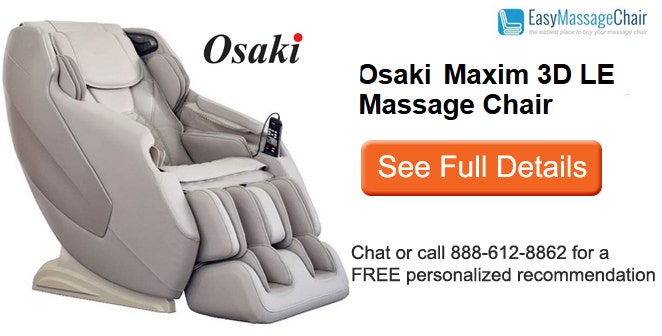 See full details of Osaki Maxim 3D LE Massage Chair