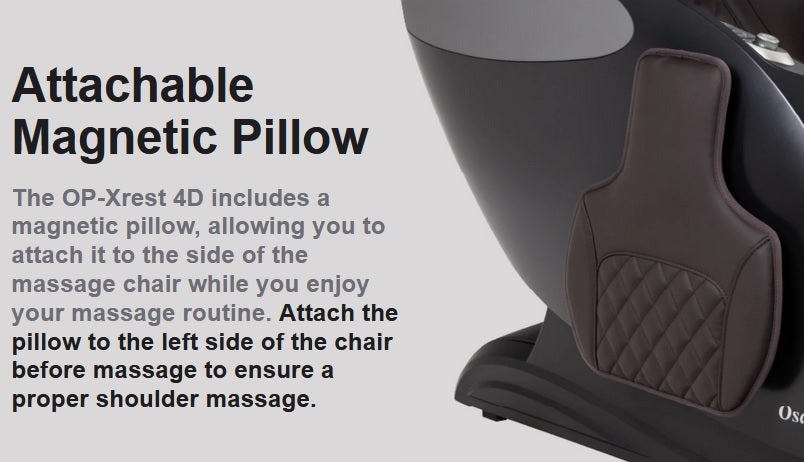 Osaki Xrest Massage Chair Magnetic Attachable Pillow